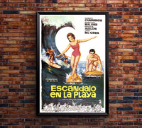 Beach Party 1963 - Spain - v1 - Classic Movie Poster