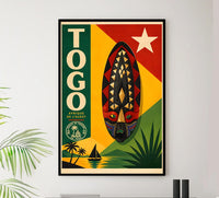 Togo - Africa - Vintage Tourism Travel Poster