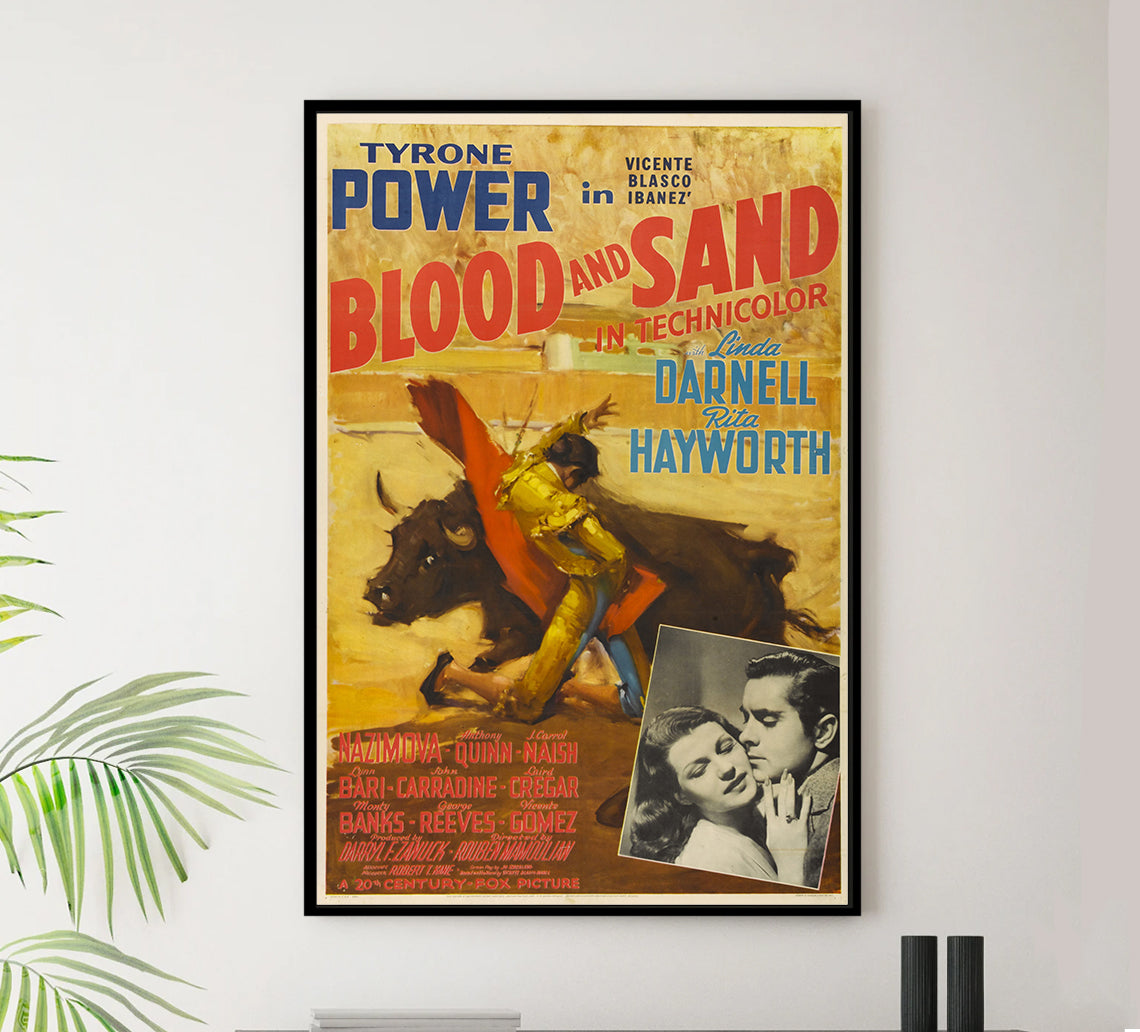 Blood and Sand 1941 - Rita Hayworth - US - Classic Movie Poster