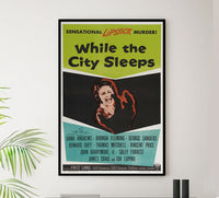 While the City Sleeps 1956 - US - v1 - Classic Movie Poster
