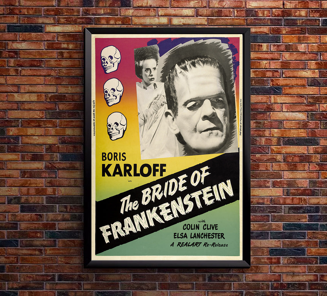 Bride of Frankenstein 1935 - US - v4 - Classic Movie Poster