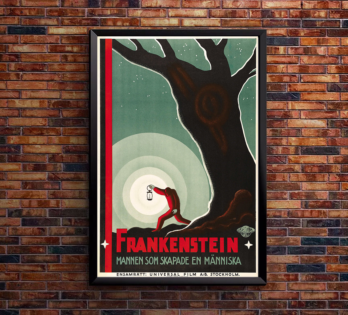 Frankenstein 1931 - Sweden - v1 - Classic Movie Poster