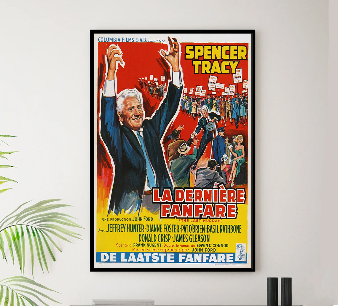The Last Hurrah 1958 - Belgium - v1 - Classic Movie Poster