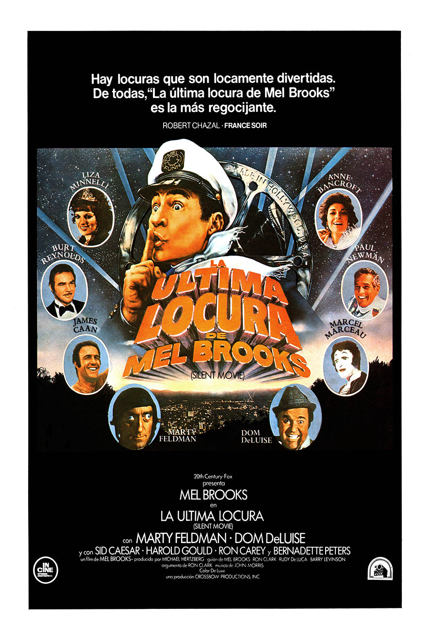 Silent Movie 1976 - Paul Newman - Spain - Classic Movie Poster