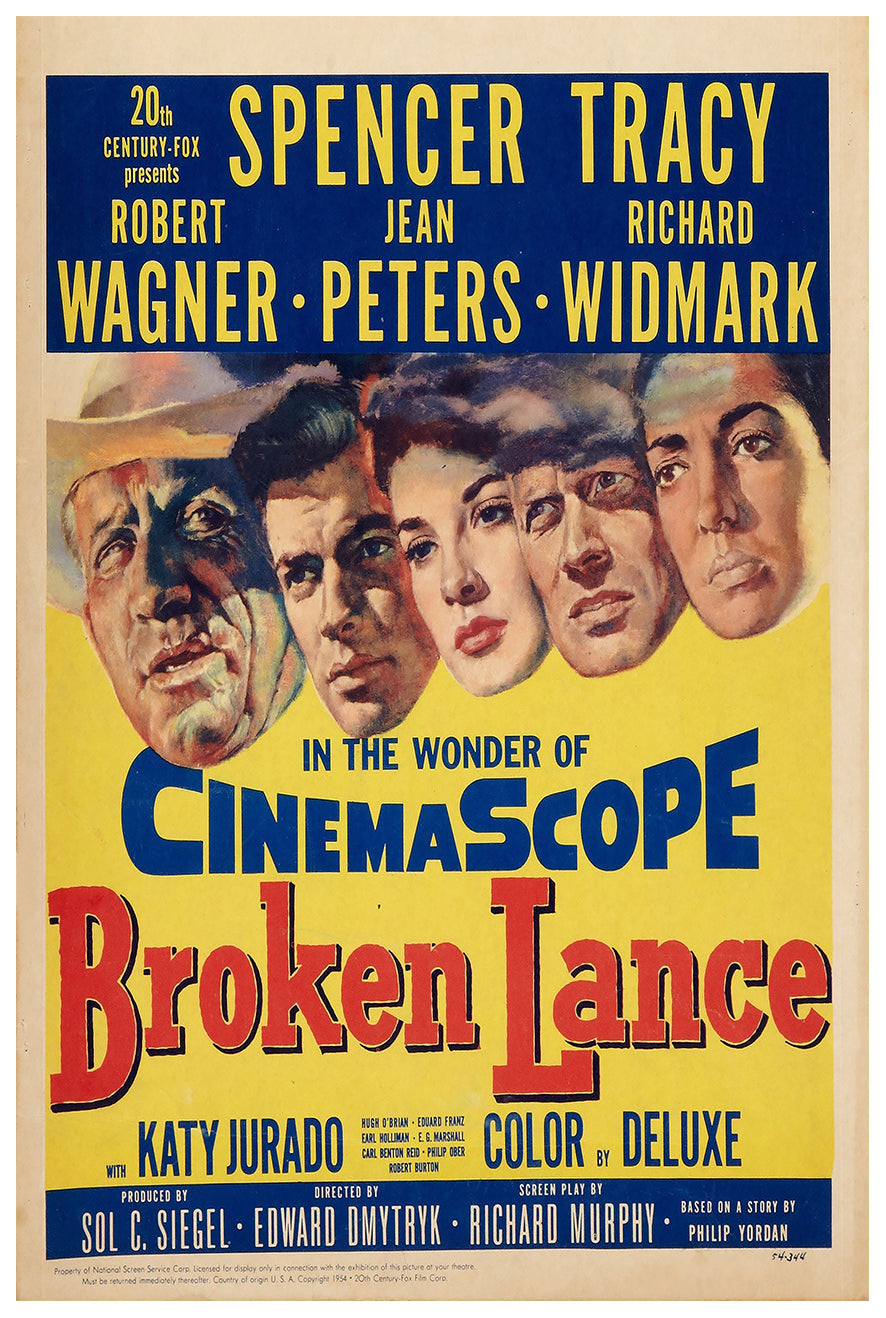 Broken Lance 1954 - US - v2 - Classic Movie Poster