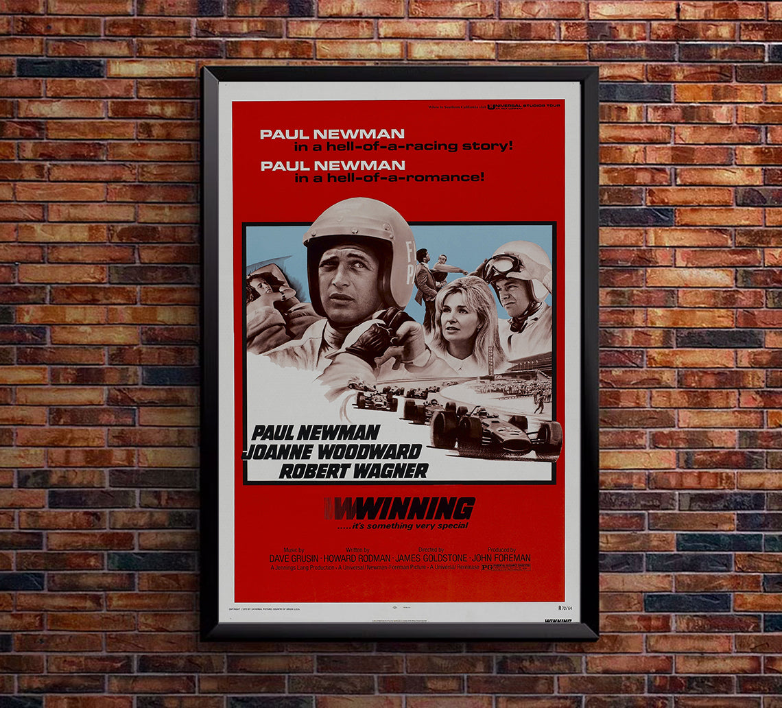 Winning 1969 - Paul Newman - US - Classic Movie Poster