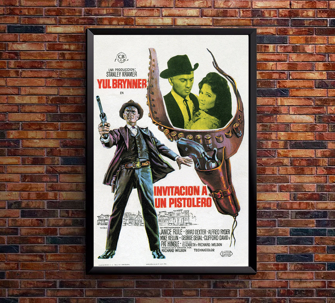 Invitation to a Gunfighter 1964 - Spain - v1 - Classsic Movie Poster
