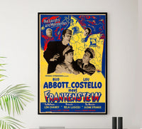 Bud Abbott Lou Costello Meet Frankenstein 1948 - US - v4 - Classic Movie Poster