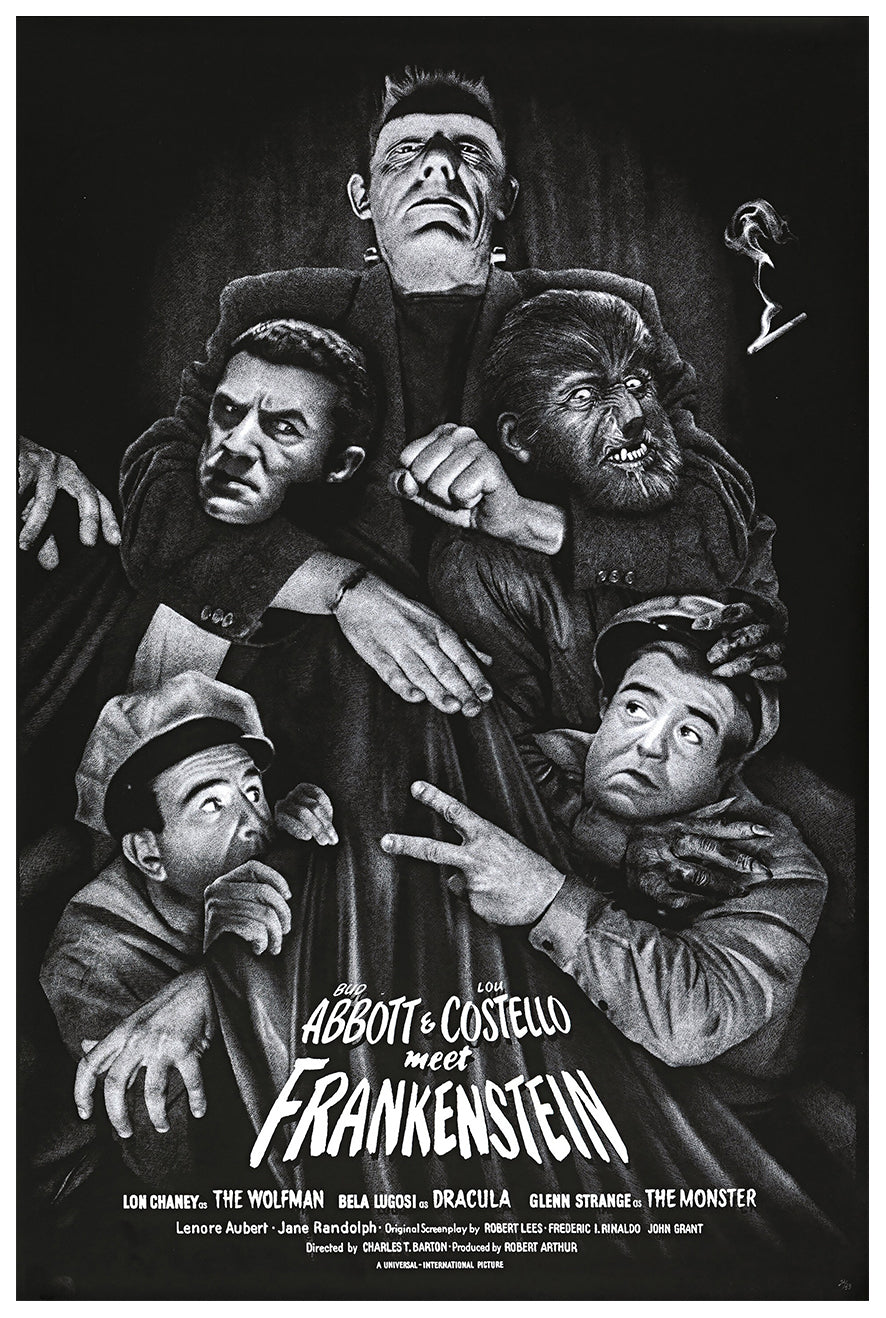Bud Abbott Lou Costello Meet Frankenstein 1948 - US - v11 - Classic Movie Poster