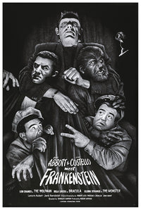 Bud Abbott Lou Costello Meet Frankenstein 1948 - US - v11 - Classic Movie Poster