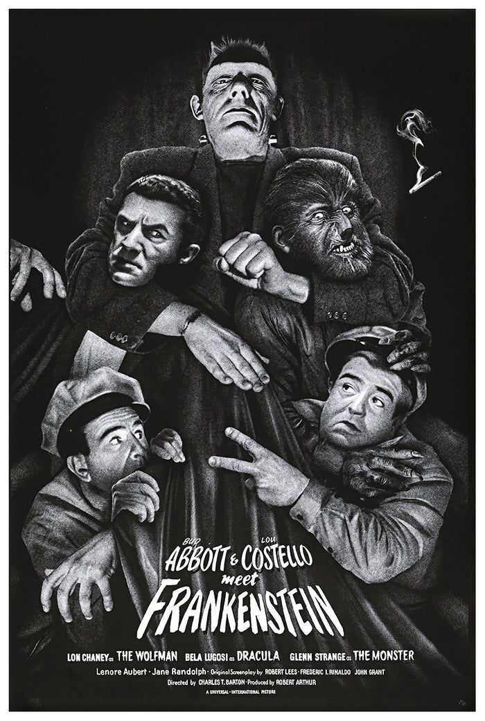 Bud Abbott Lou Costello Meet Frankenstein 1948 - US - v11 - Classic Movie Poster
