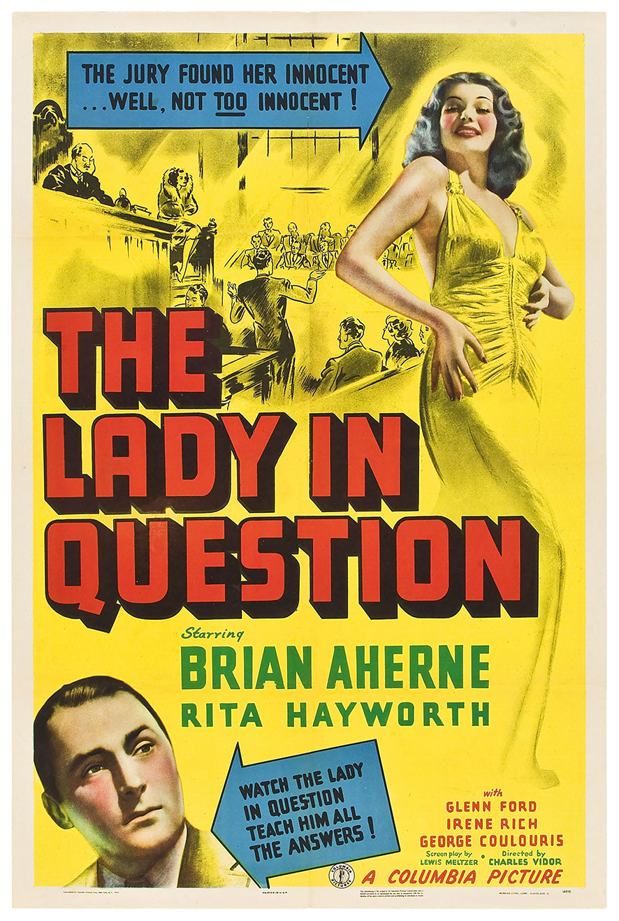 The Lady in Question 1940 - Rita Hayworth - US - Classic Movie Poster