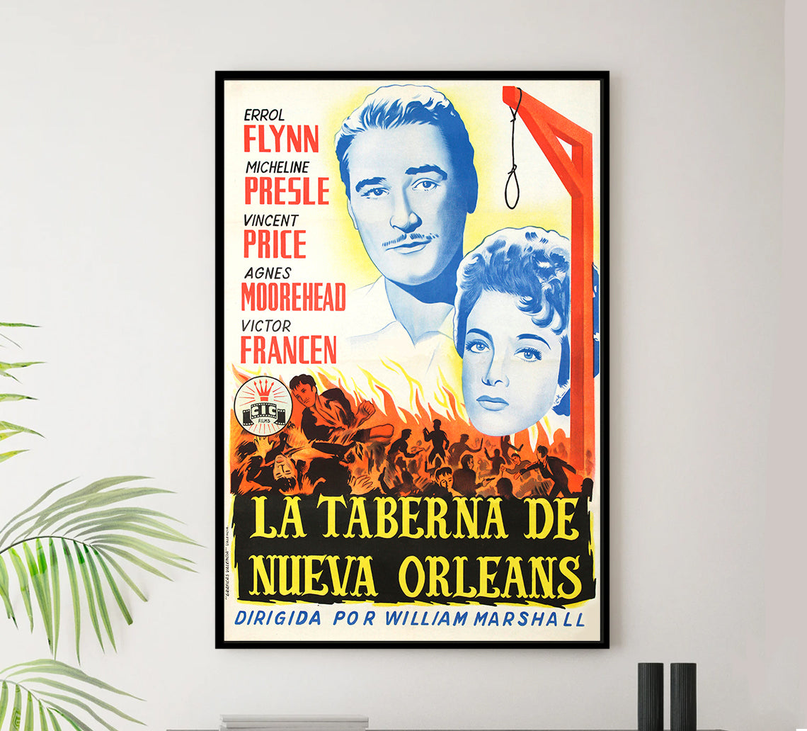 Adventures of Captain Fabian 1951 - Spain - v1 - Classic Movie Poster