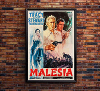 Malaya 1949 - Italy - v1 - Classic Movie Poster