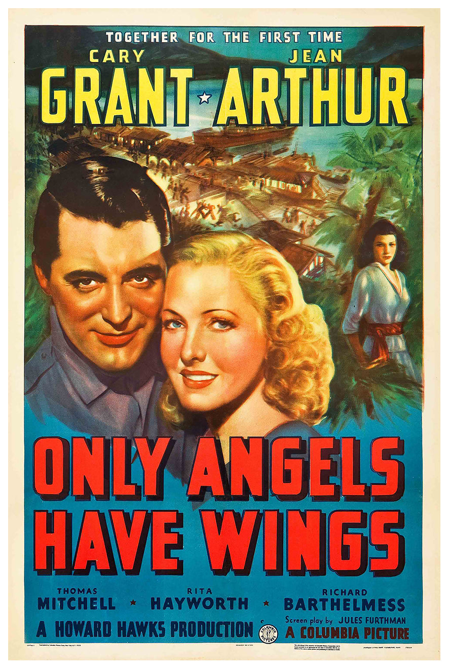 Only Angels Have Wings 1939 - Rita Hayworth - US - Classic Movie Poster