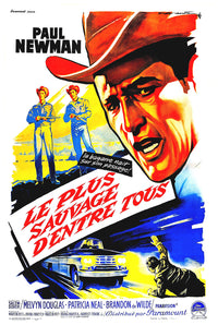 Hud 1963 - Paul Newman - France - Classic Movie Poster