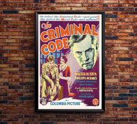 The Criminal Code 1931 - US - v1 - Classic Movie Poster