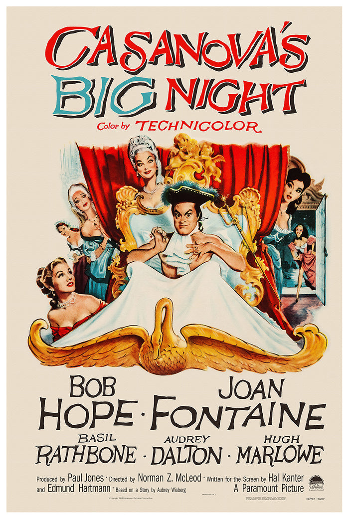 Casanova's Big Night 1954 - US - v1 - Classic Movie Poster