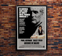 Absence of Malice 1981 - Paul Newman - US - Classic Movie Poster