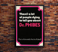 The Abominable Dr. Phibes 1971 - United Kingdom - v2 - Classic Movie Poster