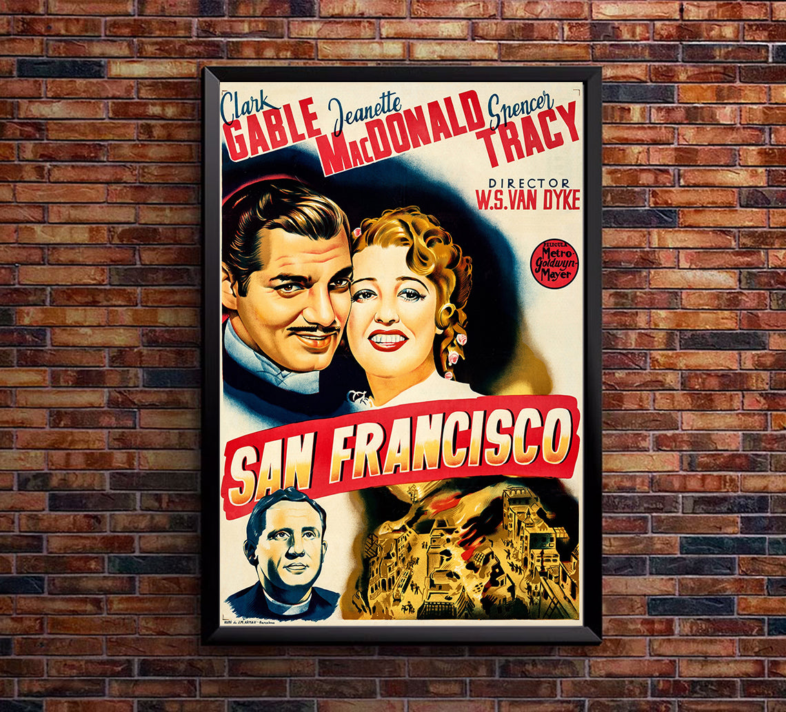San Francisco 1936 - Spain - v2 - Classic Movie Poster