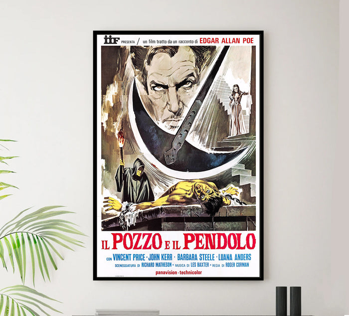 Pit and the Pendulum 1961 - Italy - v2 - Classic Movie Poster