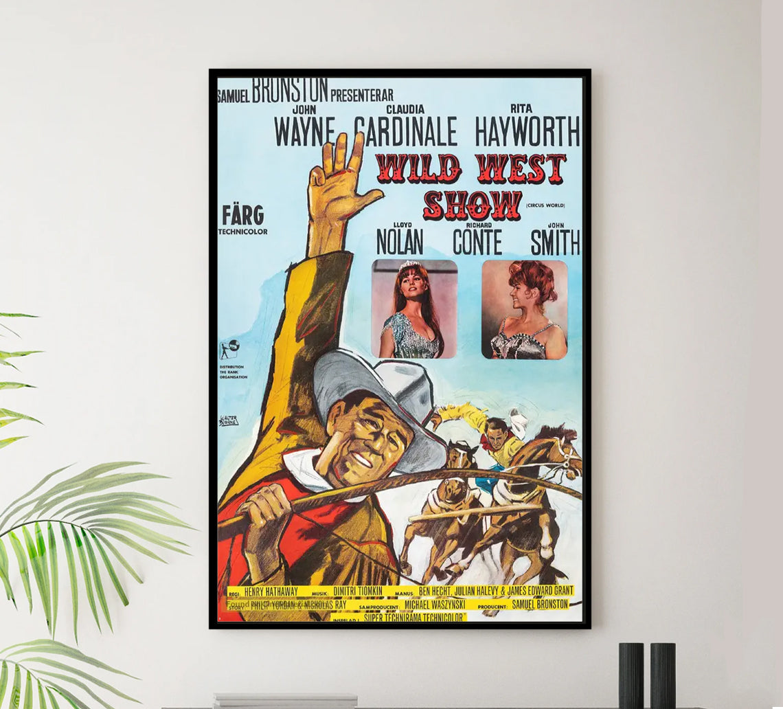 Circus World 1964 - Rita Hayworth - Sweden - Classic Movie Poster