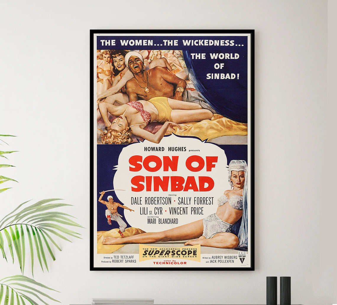 Son of Sinbad 1955 - US - v1 - Classic Movie Poster