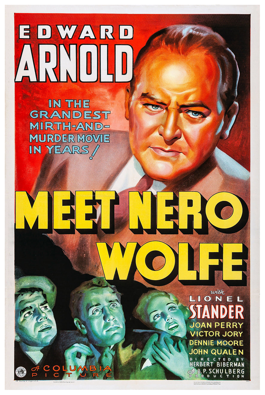Meet Nero Wolfe 1936 - Rita Hayworth - US - Classic Movie Poster