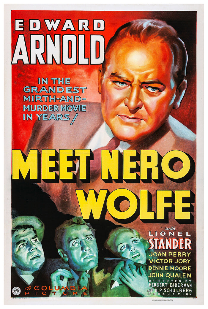 Meet Nero Wolfe 1936 - Rita Hayworth - US - Classic Movie Poster