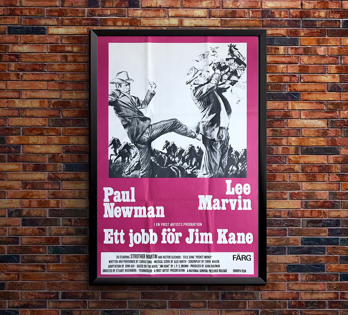 Pocket Money 1972 - Paul Newman - Sweden - Classic Movie Poster