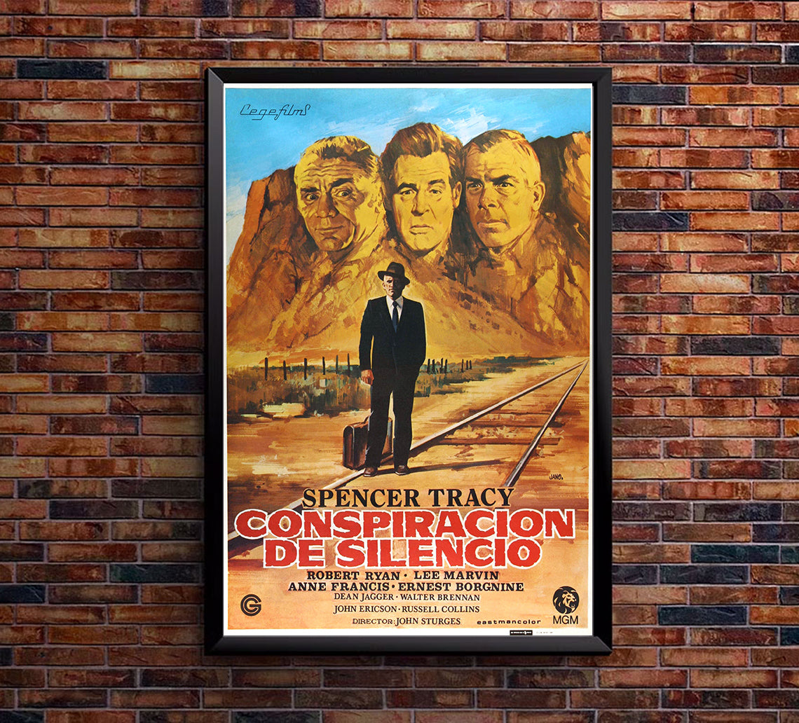 Bad Day at Black Rock 1955 - Spain - v2 - Classic Movie Poster
