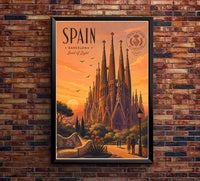 Spain 2 - Tourism - v1 - Vintage Travel Poster