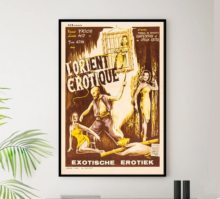 Confessions of an Opium Eater 1962 - Belgium - v1 - Classic Movie Poster