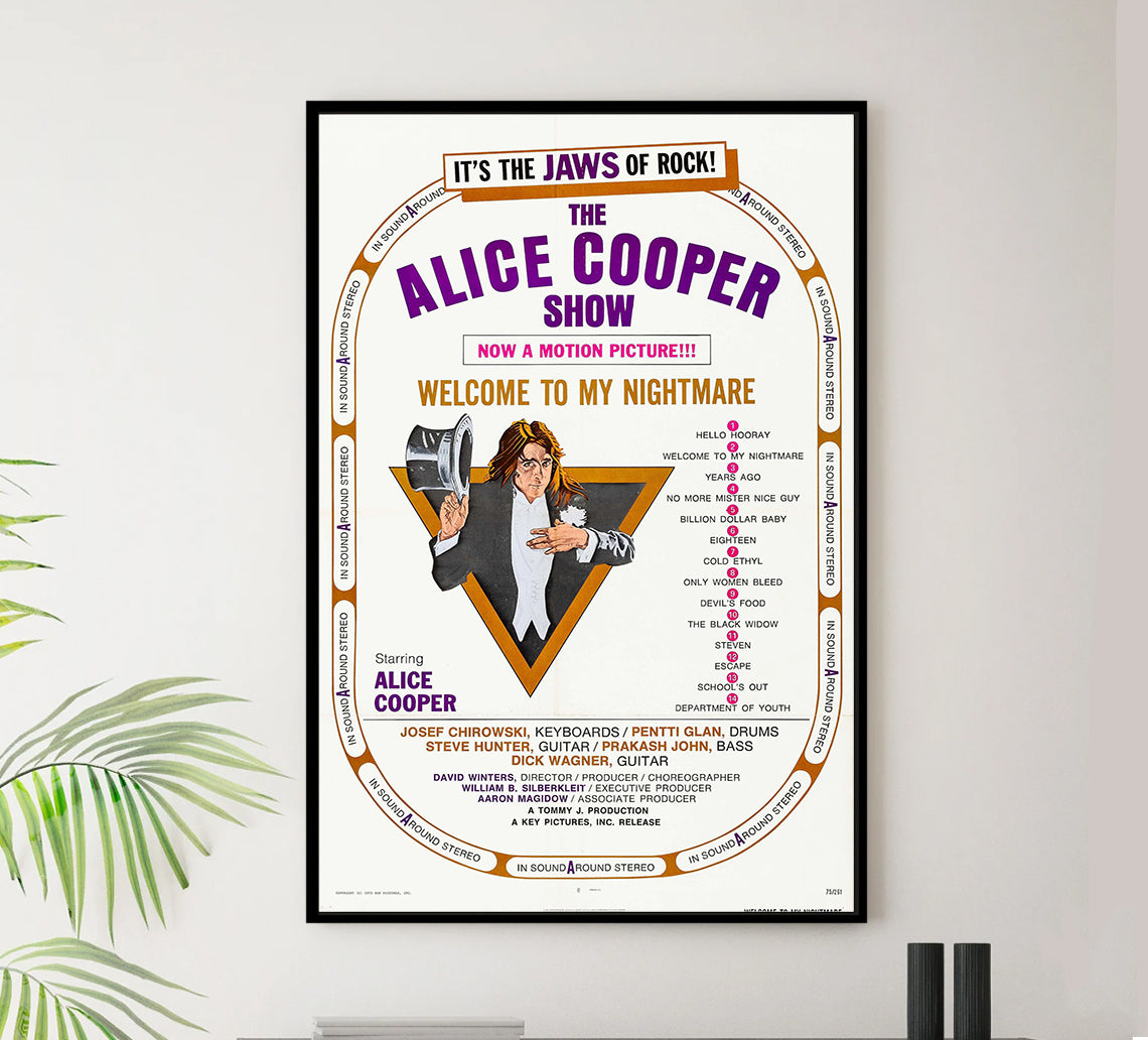 Alice Cooper Welcome to My Nightmare 1976 - US - v1 - Classic Movie Poster