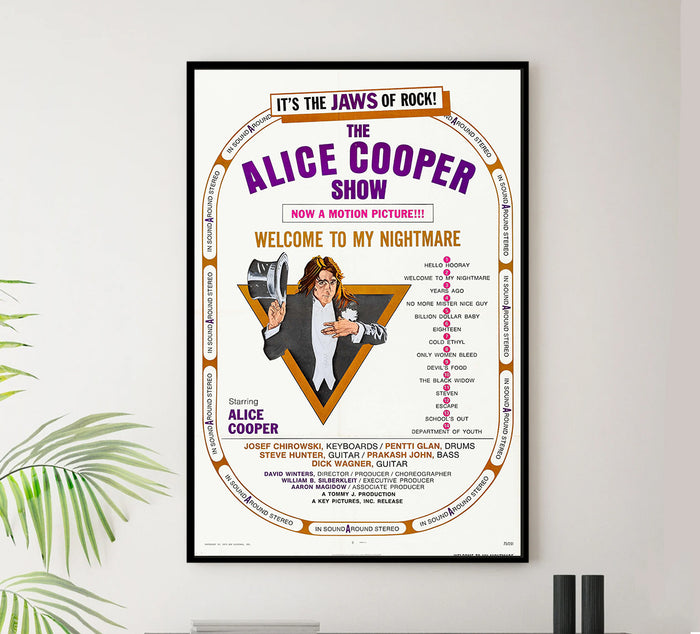 Alice Cooper Welcome to My Nightmare 1976 - US - v1 - Classic Movie Poster