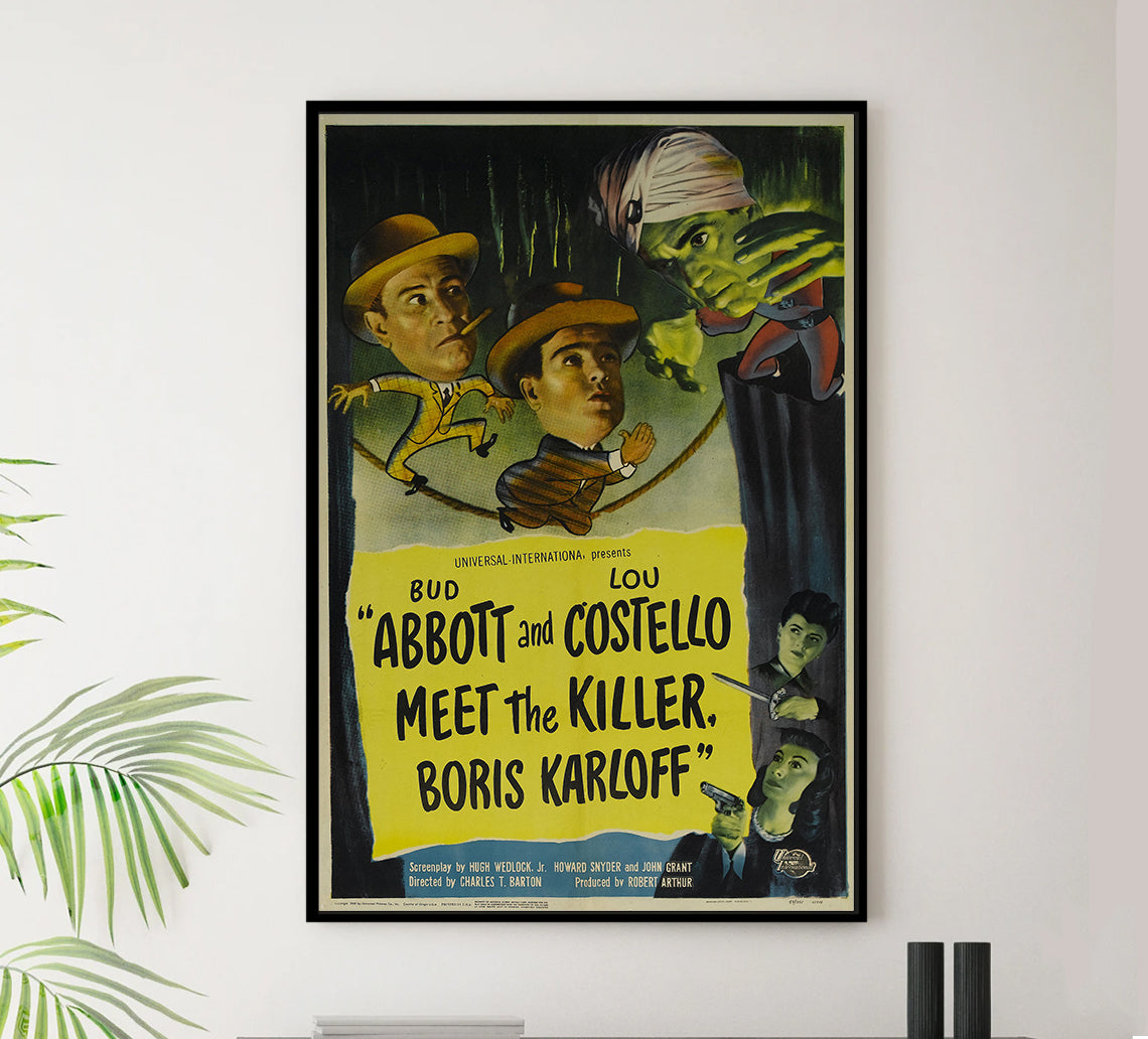 Abbott and Costello Meet the Killer 1949 - US - v1 - Classic Movie Poster