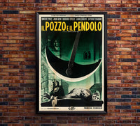 Pit and the Pendulum 1961 - Italy - v3 - Classic Movie Poster