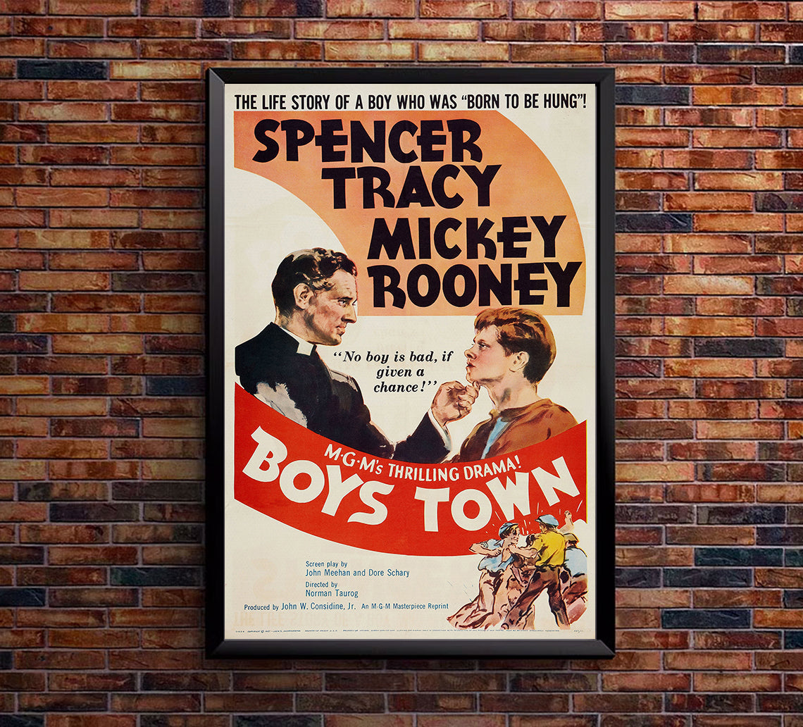 Boys Town 1938 - US - v2 - Classic Movie Poster