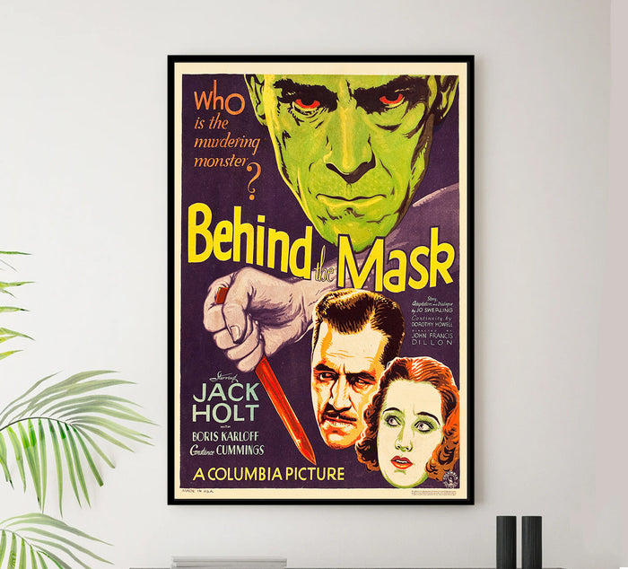 Behind the Mask 1932 - US - v1 - Classic Movie Poster