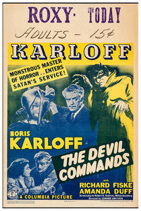 The Devil Commands 1941 - US - v4 - Classic Movie Poster