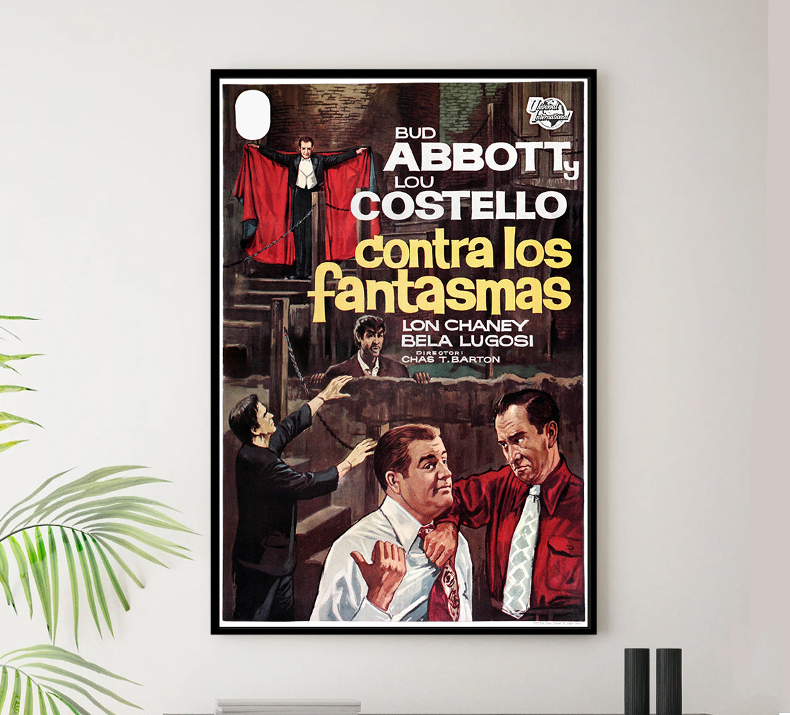 Bud Abbott Lou Costello Meet Frankenstein 1948 - Spain - v2 - Classic Movie Poster