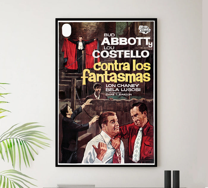 Bud Abbott Lou Costello Meet Frankenstein 1948 - Spain - v2 - Classic Movie Poster