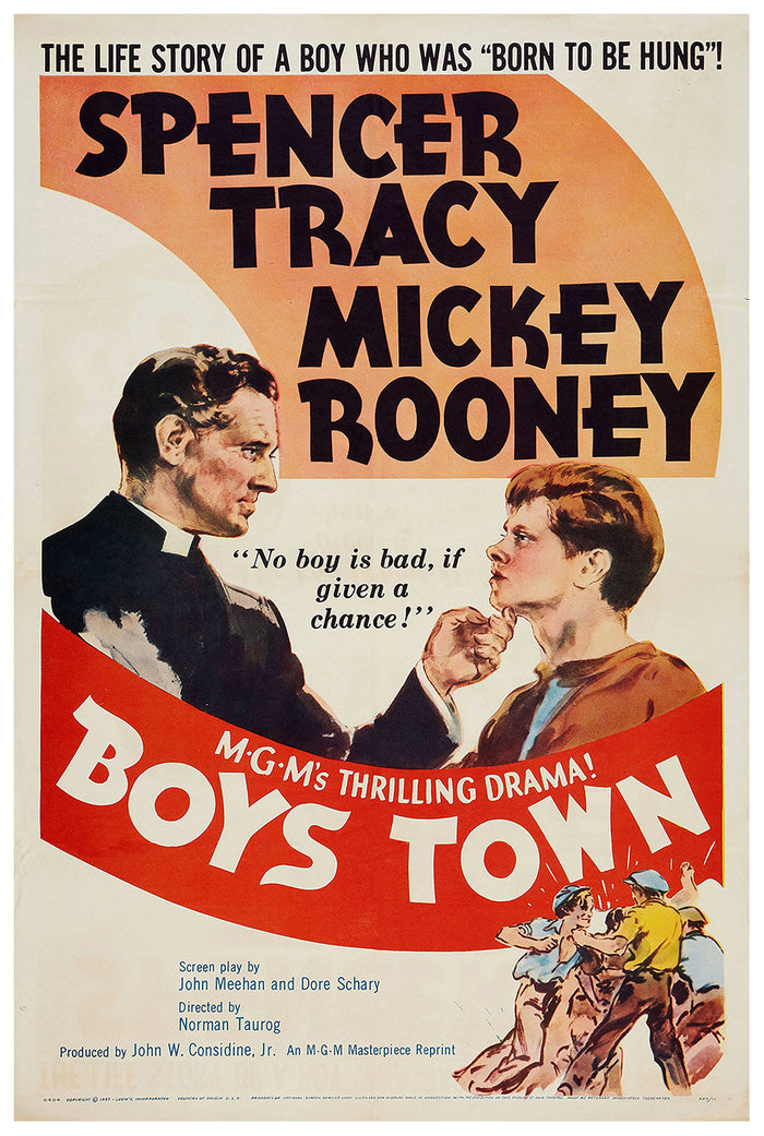 Boys Town 1938 - US - v2 - Classic Movie Poster