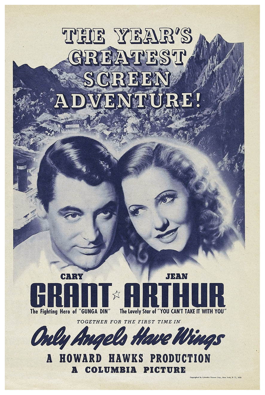 Only Angels Have Wings 1939 - Rita Hayworth - US (3) - Classic Movie Poster