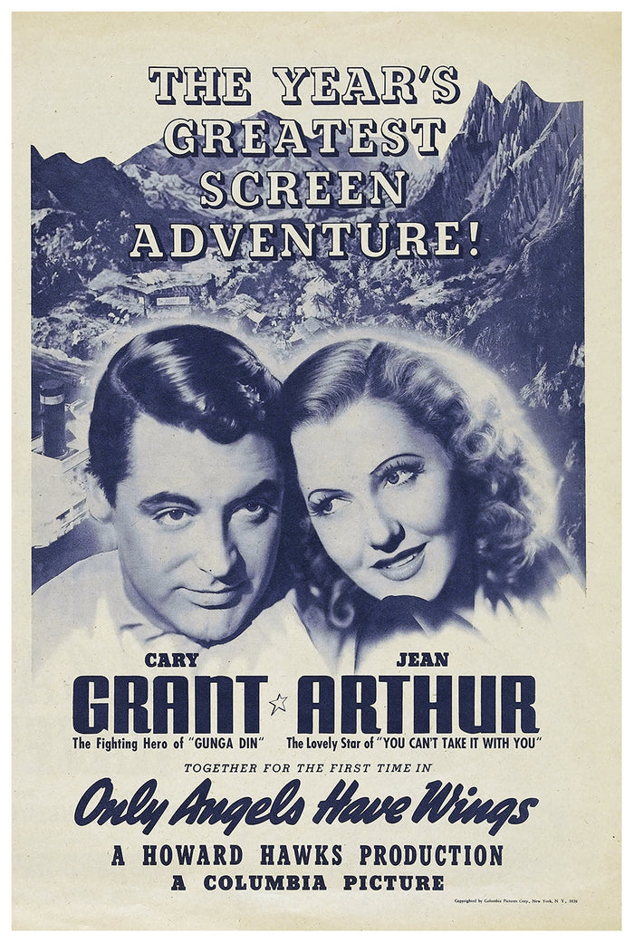Only Angels Have Wings 1939 - Rita Hayworth - US (3) - Classic Movie Poster
