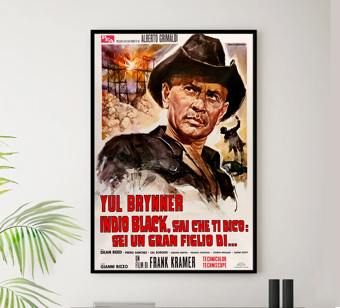 Indio Black, sai che ti dico Sei un gran figlio di...mo... 1970 - Italy - v2 - Classsic Movie Poster