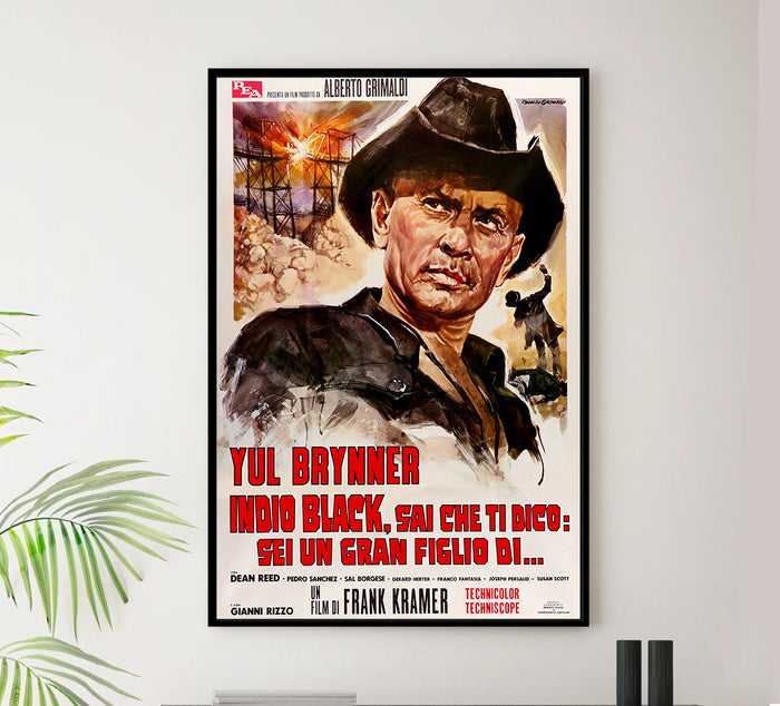 Indio Black, sai che ti dico Sei un gran figlio di...mo... 1970 - Italy - v2 - Classsic Movie Poster