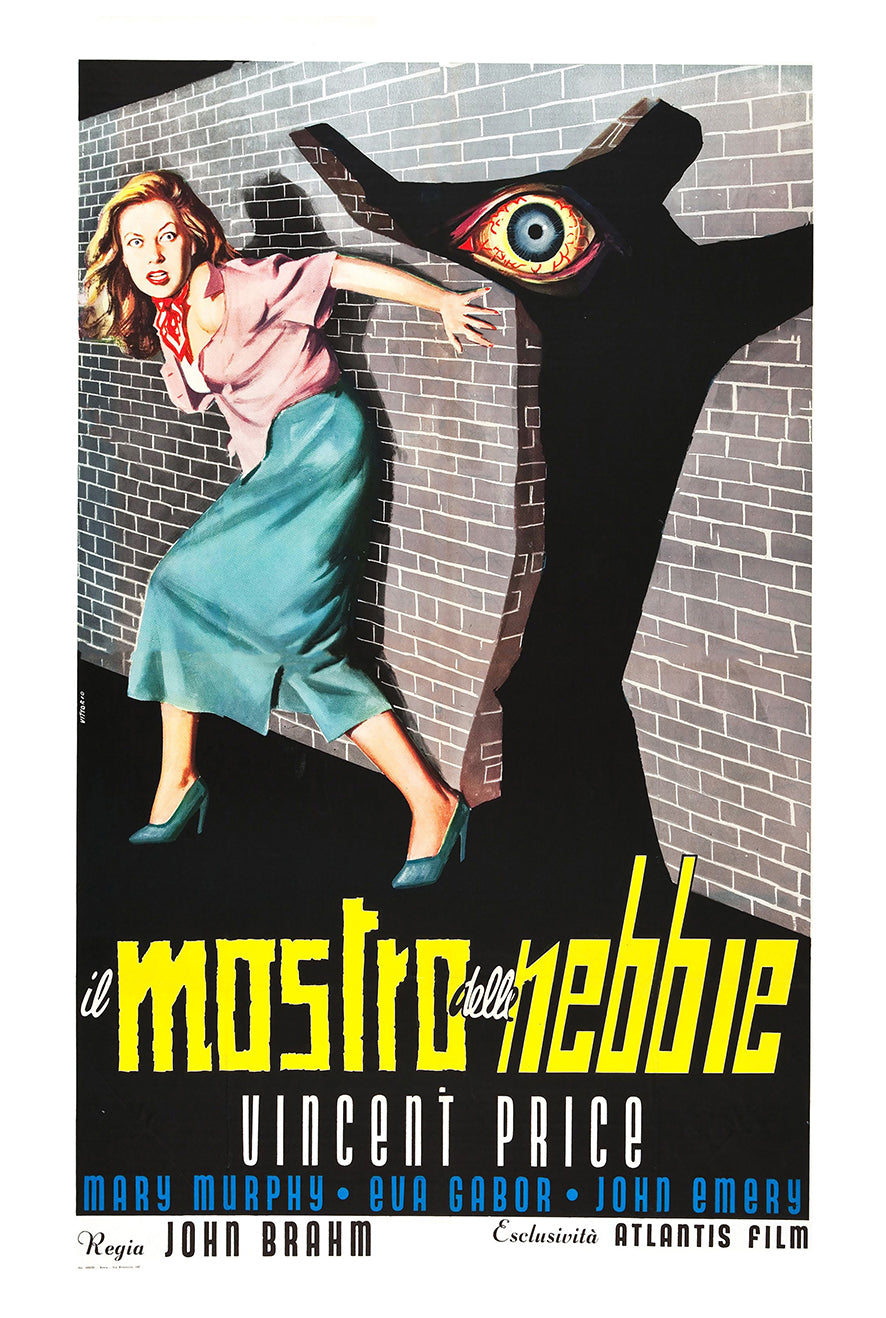 The Mad Magician 1954 - Italy - v1 - Classic Movie Poster