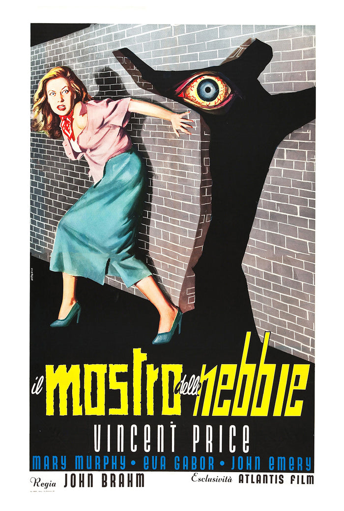 The Mad Magician 1954 - Italy - v1 - Classic Movie Poster